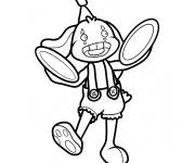 Coloriage Bunzo Bunny festif