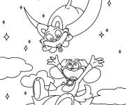 Coloriage CatNap et DogDay de Poppy Playtime