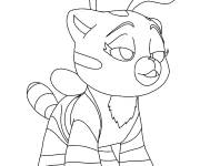 Coloriage et dessins gratuit Chat Abeille de Poppy Playtime à imprimer