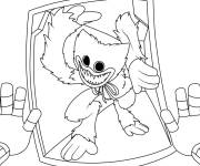 Coloriage Huggy Wuggy de Poppy Playtime