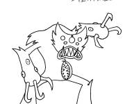 Coloriage Killy-willy de Poppy Playtime