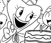 Coloriage L'anniversaire Poppy Playtime