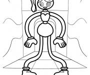 Coloriage Maman longues jambes simple