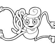 Coloriage Mommy Long Legs de Poppy Playime