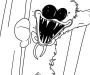 Coloriage Poppy Playtime en couleurs