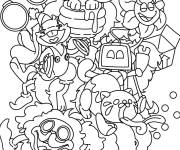 Coloriage Poppy Playtime imprimable en ligne
