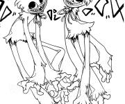 Coloriage et dessins gratuit Poppy playtime style manga à imprimer