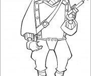 Coloriage Portrait de Soldat Disney