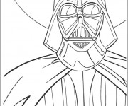 Coloriage Portrait de Star Wars