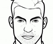 Coloriage Portrait Dessin Anim&eacute;
