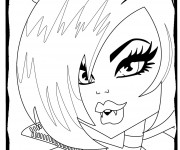 Coloriage Portrait Monster High