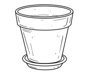Coloriage Pot facile