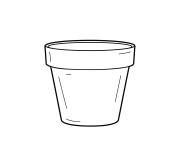 Coloriage Pot simple