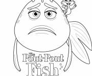 Coloriage Poster Pout-Pout le poisson