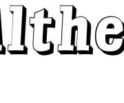 Coloriage Althea