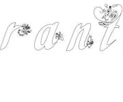 Coloriage Arantxa pr&eacute;nom