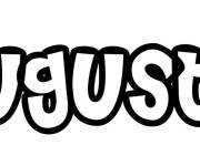 Coloriage Auguste