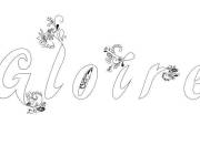 Coloriage Gloire