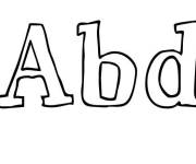 Coloriage Pr&eacute;nom Abd
