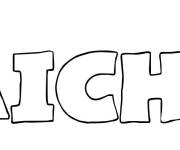 Coloriage Pr&eacute;nom Aicha