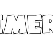 Coloriage Pr&eacute;nom Aimeric
