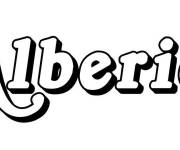 Coloriage Pr&eacute;nom Alberic