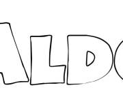 Coloriage Pr&eacute;nom Aldo