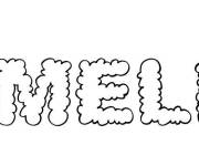 Coloriage Pr&eacute;nom Amelia