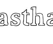 Coloriage Pr&eacute;nom Anasthasia