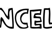 Coloriage Pr&eacute;nom Ancelin