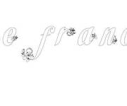 Coloriage Pr&eacute;nom Anne francoise