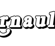 Coloriage Pr&eacute;nom Arnauld