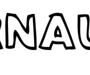 Coloriage Pr&eacute;nom Arnault