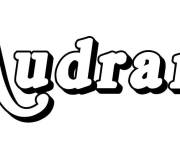 Coloriage Pr&eacute;nom Audran
