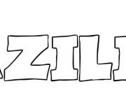 Coloriage Pr&eacute;nom Aziliz