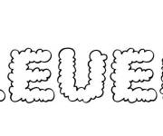 Coloriage Pr&eacute;nom Bleuenn