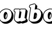 Coloriage Pr&eacute;nom Boubou