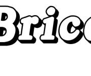 Coloriage Pr&eacute;nom Brice