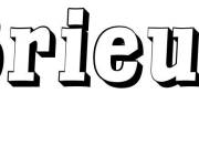 Coloriage Pr&eacute;nom  Brieux