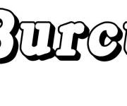 Coloriage Pr&eacute;nom Burcu