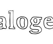 Coloriage Pr&eacute;nom Calogero