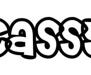 Coloriage Pr&eacute;nom Cassy