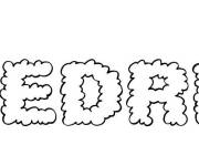 Coloriage Pr&eacute;nom Cedric