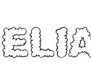 Coloriage Pr&eacute;nom Celian