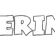 Coloriage Pr&eacute;nom Cerine