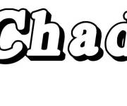 Coloriage Pr&eacute;nom Chad