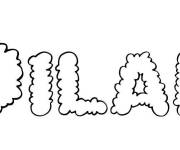 Coloriage Pr&eacute;nom Dilan