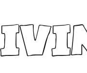 Coloriage Pr&eacute;nom Divine