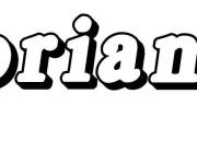 Coloriage Pr&eacute;nom Dorianne