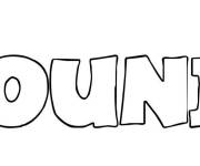 Coloriage Pr&eacute;nom Dounia